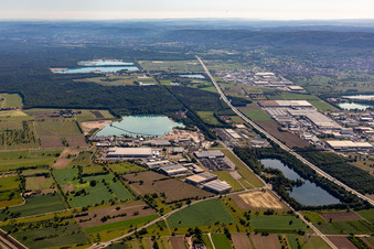 Lidl central warehouse Bietigheim in Bietigheim in the state Baden-Wuerttemberg, Germany