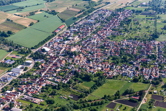 Steinfeld in the state Rhineland-Palatinate, Germany from a drone