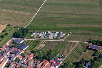Motorhome parking space in Dierbach in the state Rhineland-Palatinate, Germany