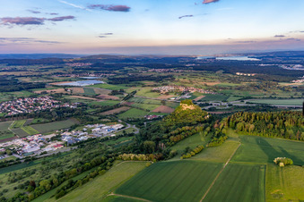 Hohenkrähen Castle Ruins in the district Mühlhausen in Mühlhausen-Ehingen in the state Baden-Wuerttemberg, Germany