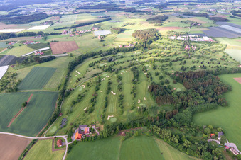 Aerial photograpy of Golf course Ravensburg in the district Schmalegg in Ravensburg in the state Baden-Wuerttemberg, Germany