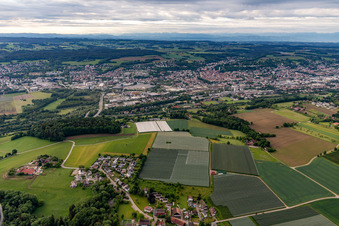 City view from the northeast in Ravensburg in the state Baden-Wuerttemberg, Germany