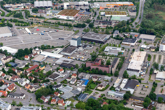 Ice rink Ravensburg - CHG Arena Robert Bosch Power Tools GmbH (formerly Hawera) in Ravensburg in the state Baden-Wuerttemberg, Germany