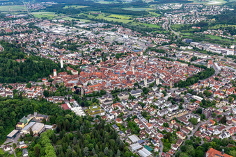 Old Town in Ravensburg in the state Baden-Wuerttemberg, Germany