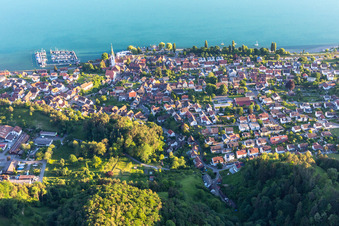 Sipplingen in the state Baden-Wuerttemberg, Germany from above