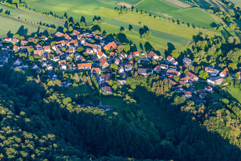 Aerial photograpy of District Hödingen in Überlingen in the state Baden-Wuerttemberg, Germany