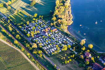 Camping Birnau-Maurach in the district Seefelden in Uhldingen-Mühlhofen in the state Baden-Wuerttemberg, Germany