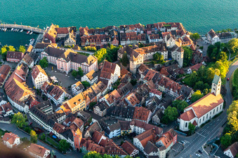 New Castle Meersburg in Meersburg in the state Baden-Wuerttemberg, Germany