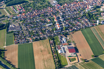 Oblique view of Kandel in the state Rhineland-Palatinate, Germany