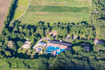 Forest swimming pool in Kandel in the state Rhineland-Palatinate, Germany
