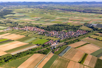 Winden in the state Rhineland-Palatinate, Germany from the drone perspective