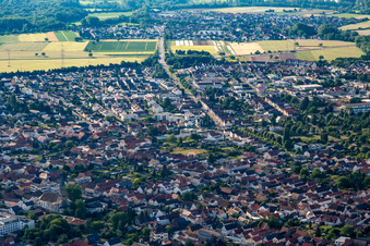 Kuhardter Straße in Rülzheim in the state Rhineland-Palatinate, Germany