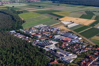 Im Gereut industrial area in Hatzenbühl in the state Rhineland-Palatinate, Germany