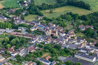 Church of Saint-Michel in Saint-Michel-de-Chavaignes in the state Sarthe, France