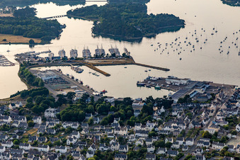 Marina - Port de Plaisance in Loctudy in the state Finistere, France