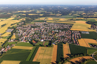 Aerial photograpy of Reisbach in the state Bavaria, Germany