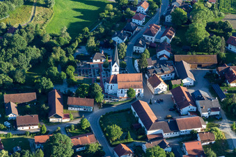 Parish Church of St. John the Baptist in Ruhstorf in the district Ruhstorf in Simbach in the state Bavaria, Germany