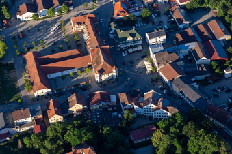 Lower market in Arnstorf in the state Bavaria, Germany