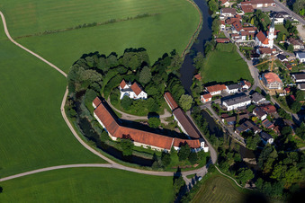 Lock in Aham in the state Bavaria, Germany