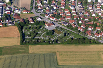 Cemetery Geisenhausen in the district Eiselsdorf in Geisenhausen in the state Bavaria, Germany