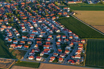 Sünching in the state Bavaria, Germany out of the air
