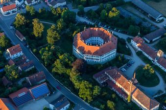 Oblique view of Castle Sünching in Sünching in the state Bavaria, Germany