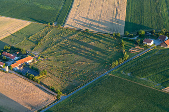 Sünching in the state Bavaria, Germany seen from above