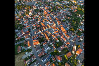 Historic Center in Geiselhöring in the state Bavaria, Germany