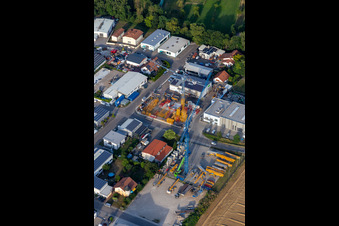 SCHWAB GmbH in the Liedolsheim industrial park SW in the district Liedolsheim in Dettenheim in the state Baden-Wuerttemberg, Germany