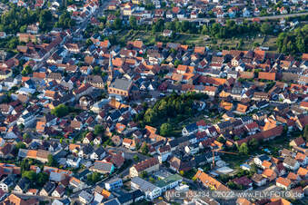 Protestant Church Graben-Neudorf in the district Graben in Graben-Neudorf in the state Baden-Wuerttemberg, Germany