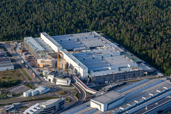 SEW-EURODRIVE GmbH & Co KG – Manufacturing plant and SCC Mechanics/Mechatronics in the district Graben in Graben-Neudorf in the state Baden-Wuerttemberg, Germany out of the air