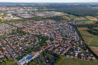 District Karlsdorf in Karlsdorf-Neuthard in the state Baden-Wuerttemberg, Germany