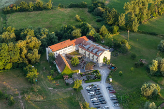 Hotel Zeiskamer Mühle in Zeiskam in the state Rhineland-Palatinate, Germany out of the air