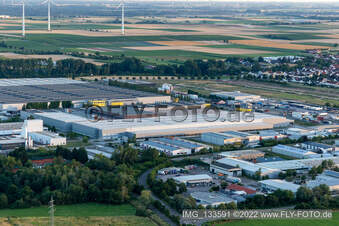 Interpark business park with IMEXCO Minerals GmbH in Offenbach an der Queich in the state Rhineland-Palatinate, Germany