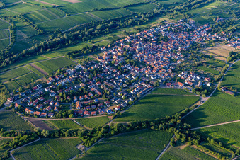 District Arzheim in Landau in der Pfalz in the state Rhineland-Palatinate, Germany from a drone