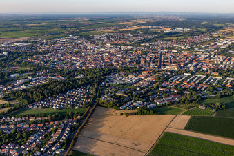 Wollmesheimer Street in Landau in der Pfalz in the state Rhineland-Palatinate, Germany