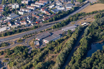 Maximiliancenter Maxau with McDonald's, dm-drogerie markt and Lidl in the district Maximiliansau in Wörth am Rhein in the state Rhineland-Palatinate, Germany
