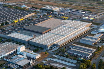 Mercedes-Benz Logistics Center in Interpark in Offenbach an der Queich in the state Rhineland-Palatinate, Germany