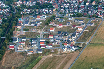 Development area K2 in Kandel in the state Rhineland-Palatinate, Germany viewn from the air