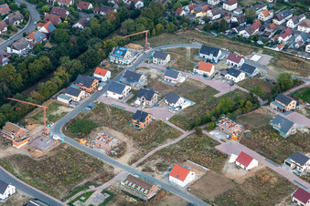 New development area K2, Flieder/Rosenweg in Kandel in the state Rhineland-Palatinate, Germany