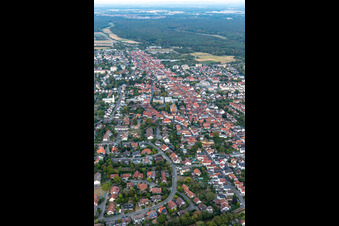 Kandel in the state Rhineland-Palatinate, Germany from above
