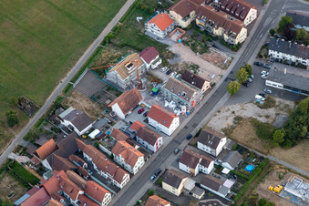 New buildings Saarstr in Kandel in the state Rhineland-Palatinate, Germany