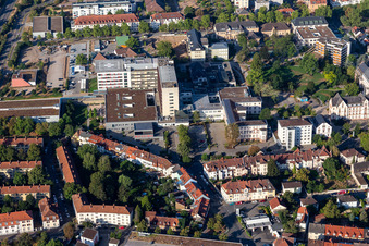 Aerial view of Deaconess Foundation Hospital Speyer in Speyer in the state Rhineland-Palatinate, Germany