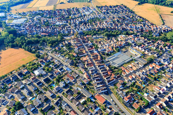 Rülzheimer Straße in Kuhardt in the state Rhineland-Palatinate, Germany