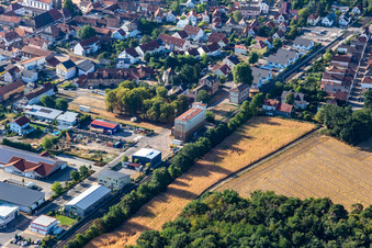 Rheinzabern in the state Rhineland-Palatinate, Germany out of the air