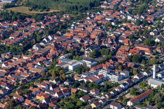 Town Hall Primary School Market Square in Kandel in the state Rhineland-Palatinate, Germany