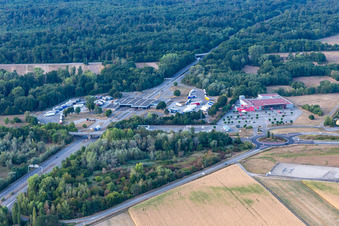Former border crossing in Scheibenhard in the state Bas-Rhin, France