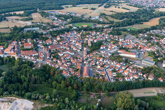 Lauterbourg in the state Bas-Rhin, France out of the air