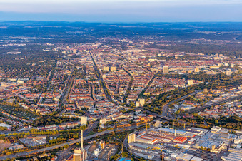 District Mühlburg in Karlsruhe in the state Baden-Wuerttemberg, Germany
