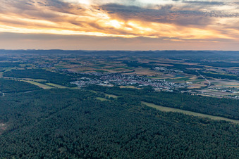 Kandel in the state Rhineland-Palatinate, Germany out of the air